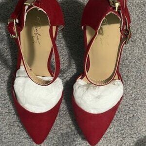 Thalia Sodi Vanessa Red Pumps